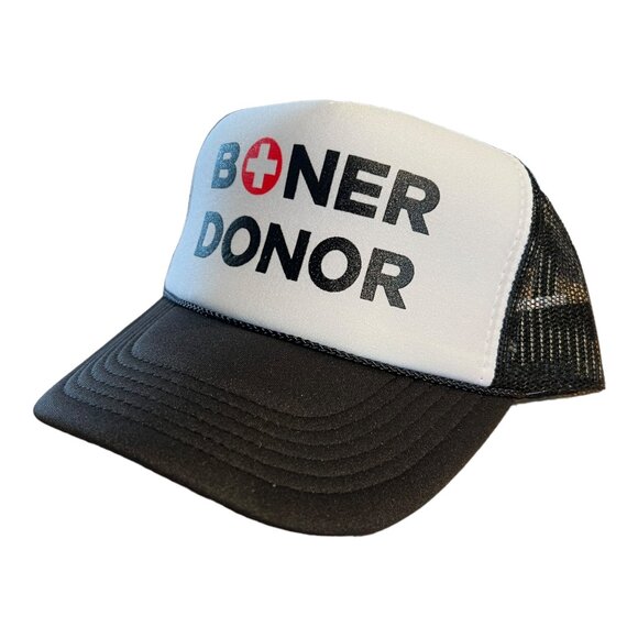 Boner Donor hat funny trucker hat mens party college snapback hat summer cap - Picture 2 of 4